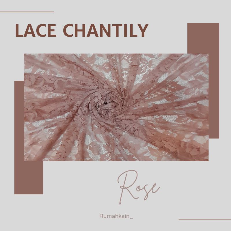 lace chantily/brokat chantily/kain brokat chantily