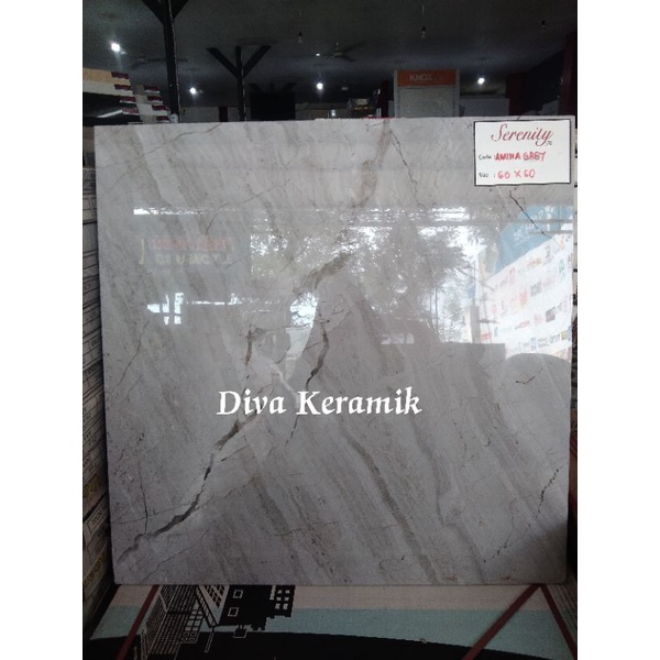 GRANITE LANTAI SERENITY AMINA DARK GREY 60x60