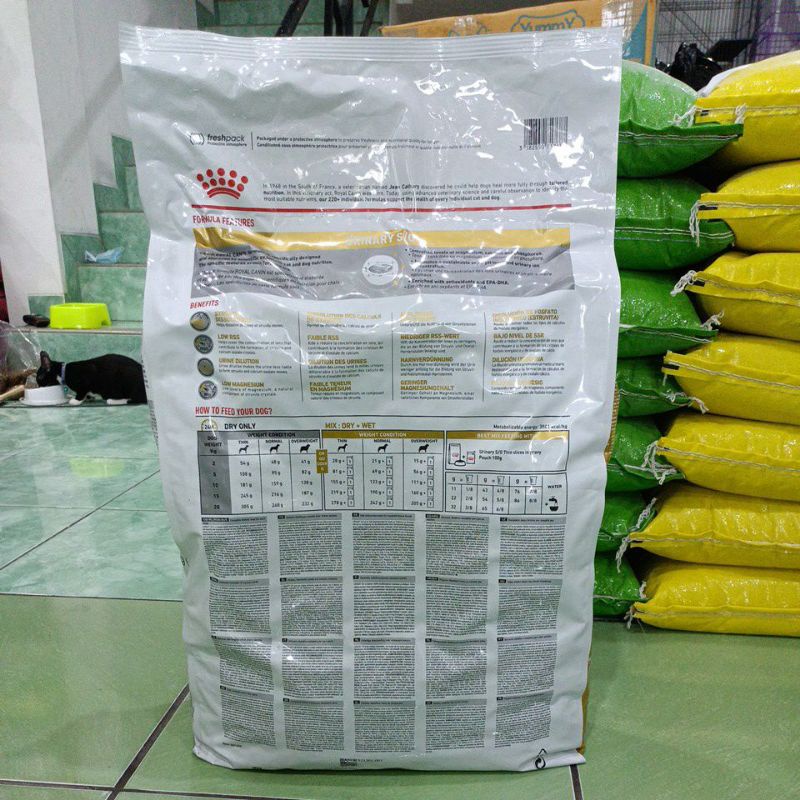 Grab/Gojek only Royal Canin Vet Urinary S/O dog kemasan 7.5kg Freshpack