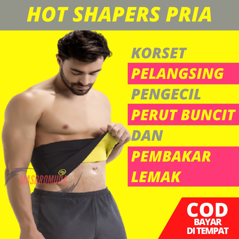 KORSET PELANGSING PERUT BUNCIT PENGECIL PERUT BUNCIT NEOTEX HOT SHAPER PRIA WANITA CWO02 BJ01