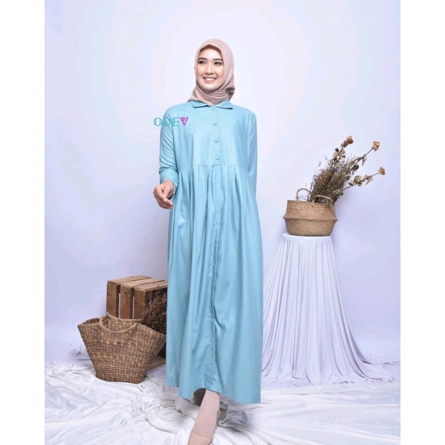 TOYA DRESS BIRU TOSCA