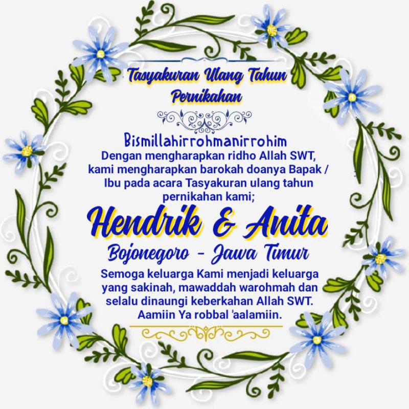 

Stiker Acara Ulang Tahun Pernikahan - Anniversary