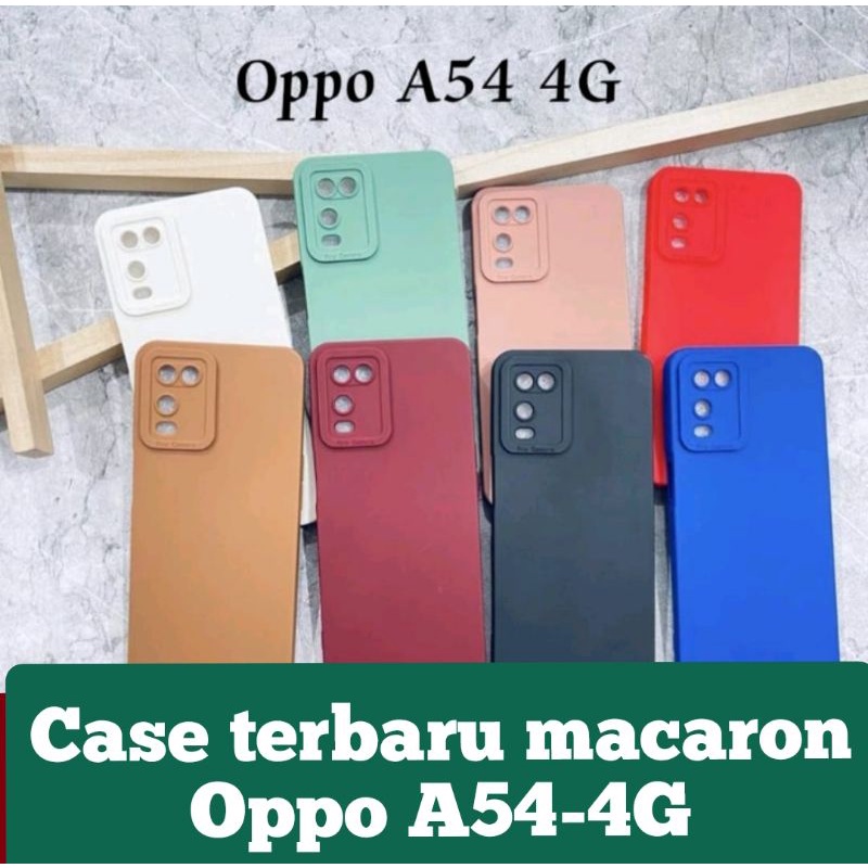 CASE TERBARU MACARON TIPE OPPO A54-4G