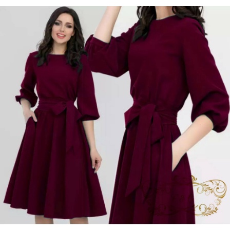 BAJU WANITA TERBARU 2021 MODEL PESTA KEKINIAN DRESS NATANIA DRESS NATAL DRESS BRUKAT BAJU DRESS PEST