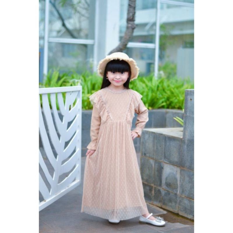 Gamis Izma/ Gamis Tile Anak Premium/ Gamis Anak