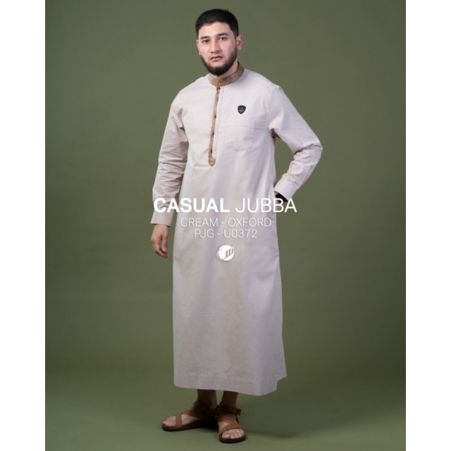 GAMIS PRIA JUBAH CASUAL SAMASE U037 PJG OXFORD