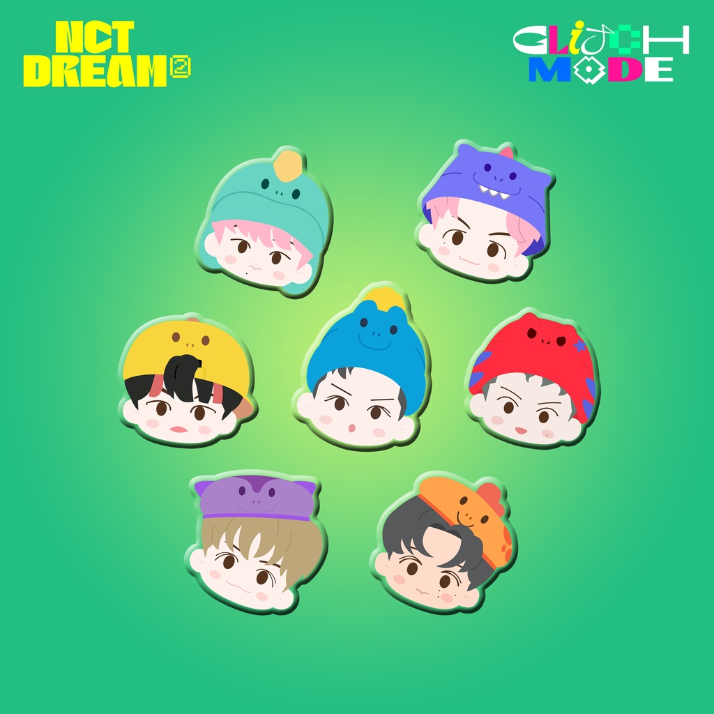 NCT DREAM GLITCH MODE CHARACTER POPSOCKET GRIPTOK ACRYLIC