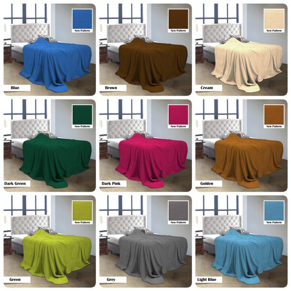 Selimut Dewasa Luxury Vallery Quincy Polos Super Lembut 160x200cm I Selimut Bulu Polos Halus Lembut