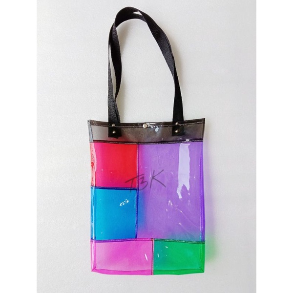 Tote bag transparant mixi