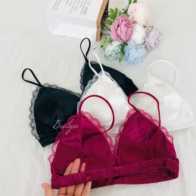 COD SASSY BRALETTE (bra,push up bra,bralette,satin bra,bikini,lingerie,sexy crop top,sexy atasan)