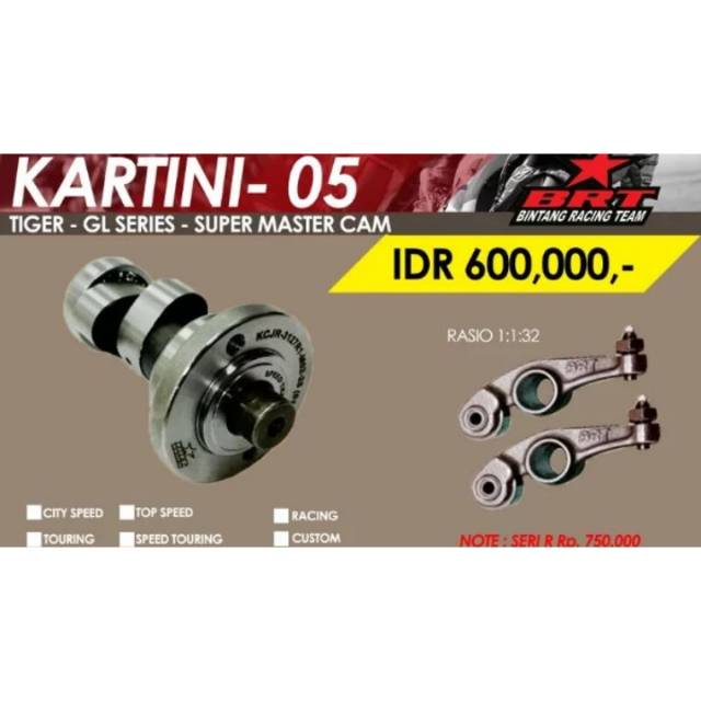 Noken As BRT Tiger Megapro GL Pro CB100 125 max master cam platuk roller rra S1 S2 T1 T2  T3 R1 R4