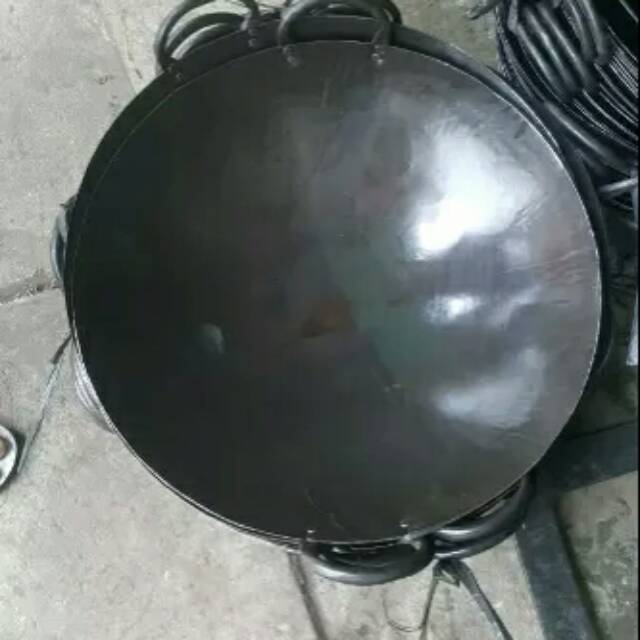 KUALI HITAM PLAT BESI 45CM