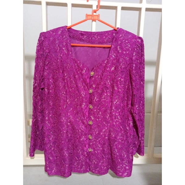 Kebaya Ungu Emas ( Preloved )