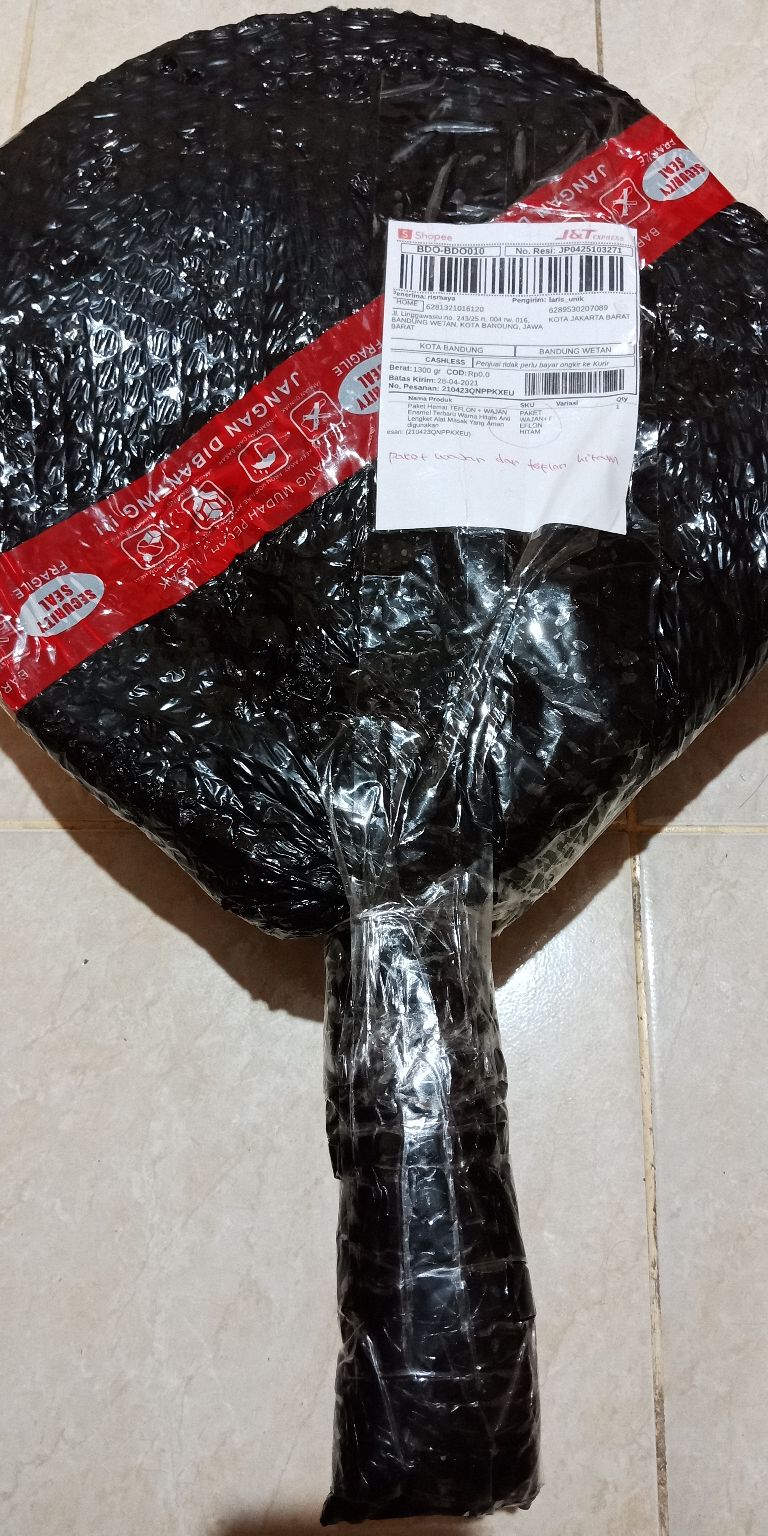 Paket Hemat Wajan Teflon Gagang Merah 32cm  Anti Lengket Alat Masak Yang Aman Digunakan Termurah