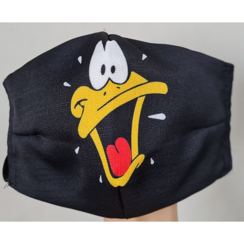 Masker Motif "DAFFY DUCK"