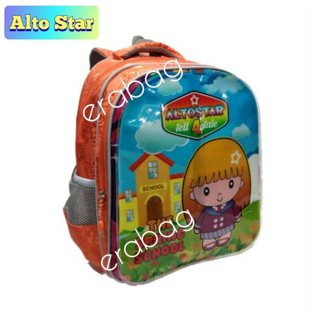 Tas ransel sekolah Hologram anak perempuan Alto Star