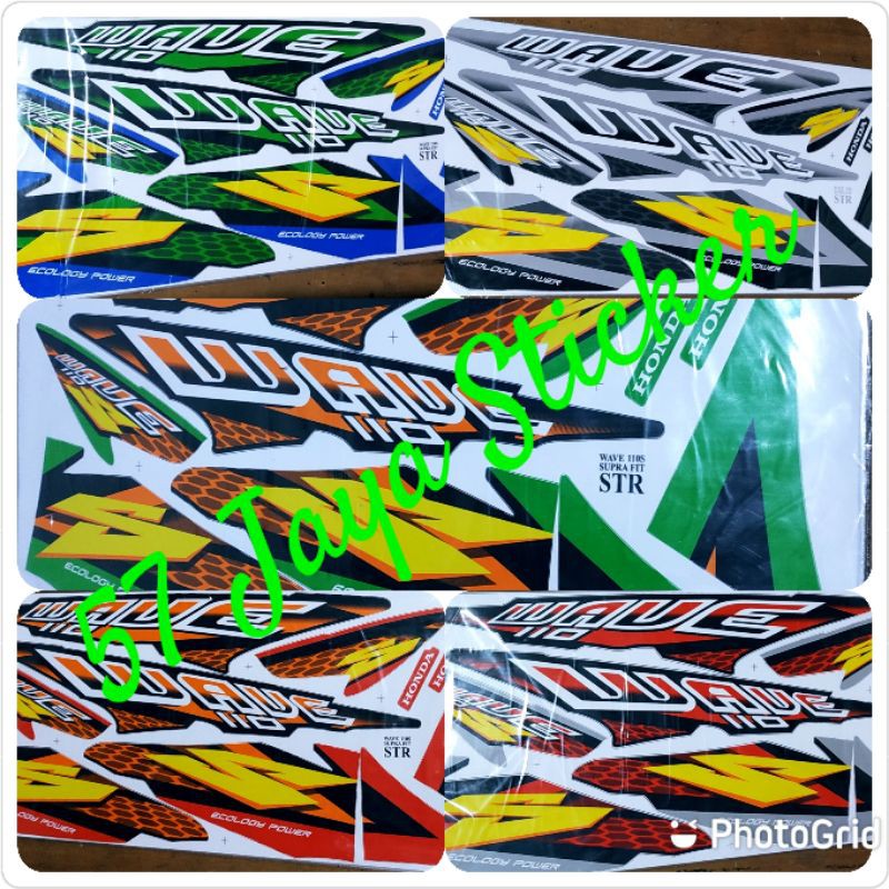 Sticker Striping Wave 110S (Supra FIT)