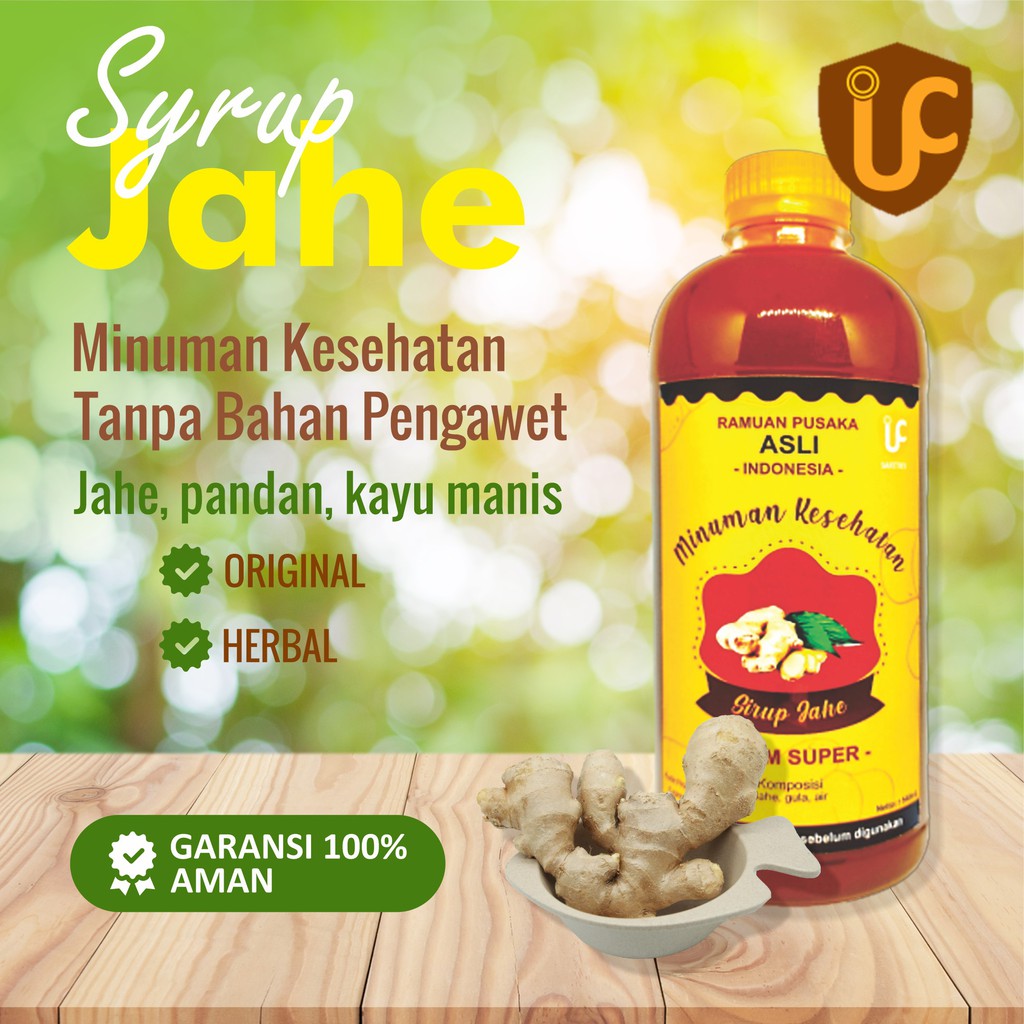 

Wedang herbal sirup jamu gula jahe instan sehat wanita alami tanpa pengawet