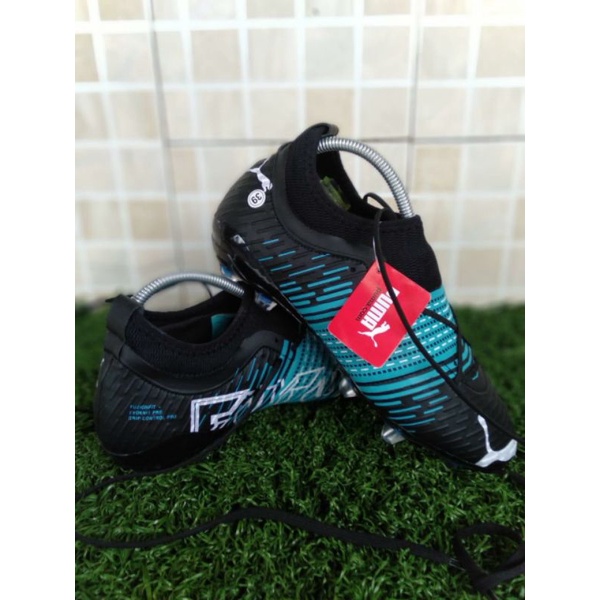 Sepatu bola puma black toska dewasa size 38-43