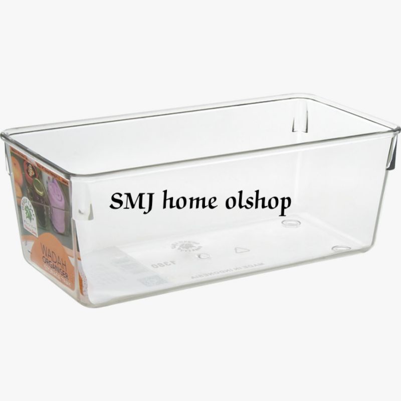 GREEN LEAF Storage Tray Simply 1380 Wadah Serbaguna Acrilic Transparan
