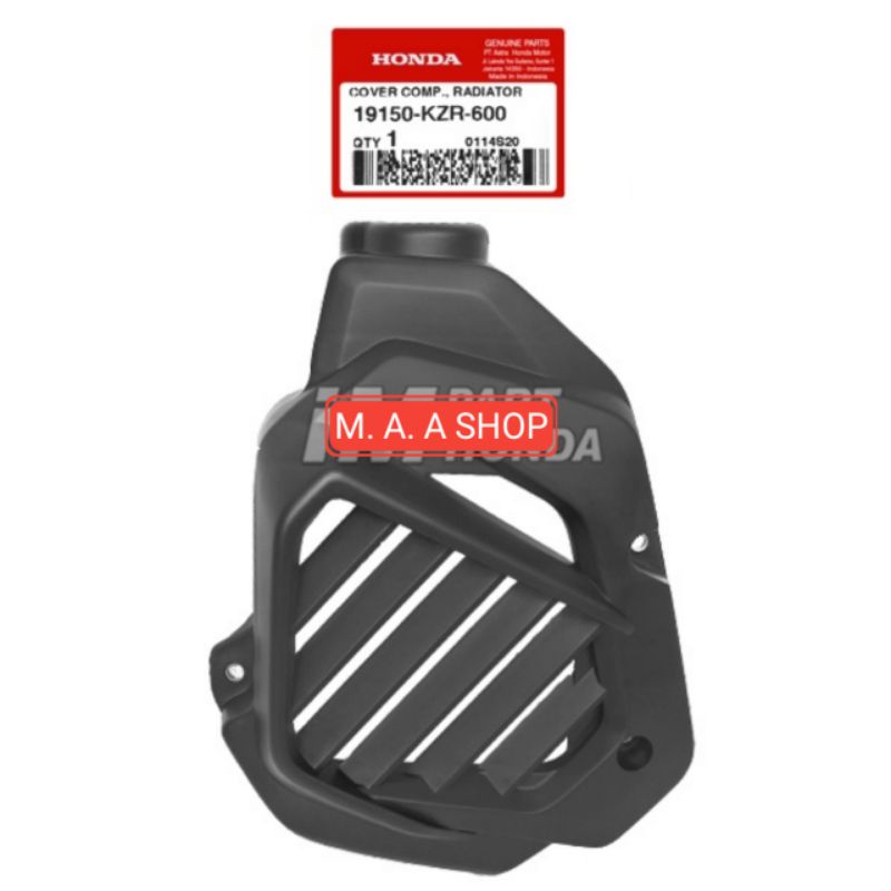 Cover tutup radiator vario 125 fi old 2012 2014 original ahm 19150-KZR-600