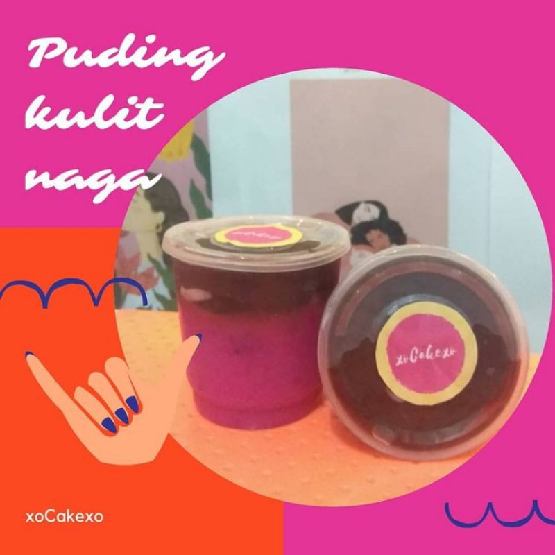 

PUDING KULIT BUAH NAGA