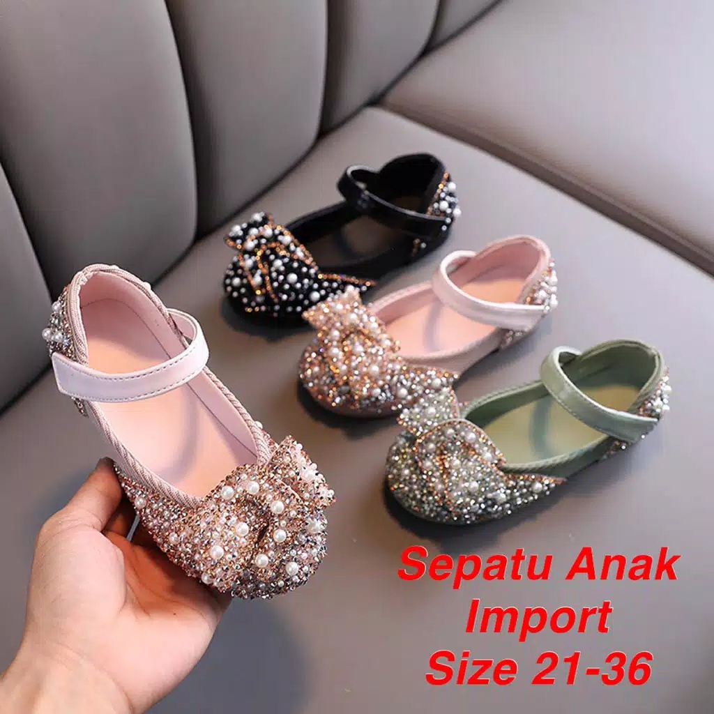 [MAMASILO] Flat shoes anak import / sepatu couple ibu dan anak IMPORT/ SEPATU ANAK PEREMPUAN