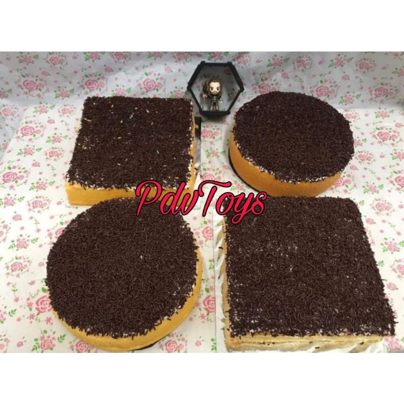 

Kue Bolu Jadul Coklat Meses Premium Wijsman Asli Homemade 20x20 Cm