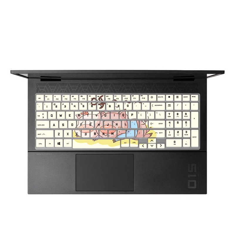 Cover Pelindung Debu Motif Kartun Bunga Untuk Laptop HP OMEN 15ek penutup keyboard