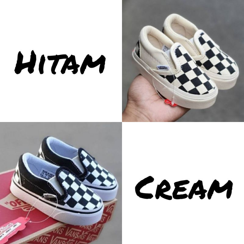 SEPATU ANAK LAKI &amp; PEREMPUAN SLIP ON CATUR ANTI SLIP