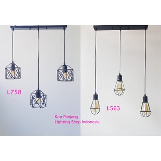  Lampu  gantung  3in1 dapet 1set 3Lampu minimalis simple  hias  