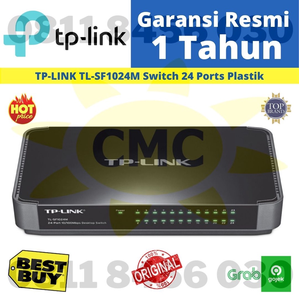 TP-Link TL SF1024M Switch 24 Port 100Mbps Desktop