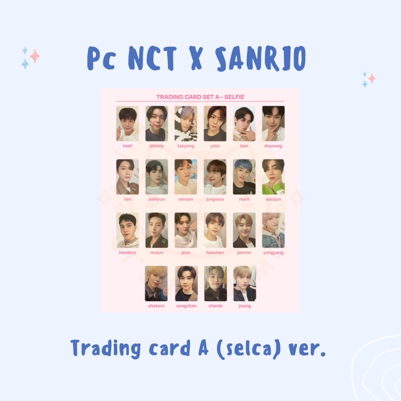 PHOTOCARD NCT X SANRIO 1st MD LINE-UP RANDOM TRADING CARD (UNOFFICIAL)