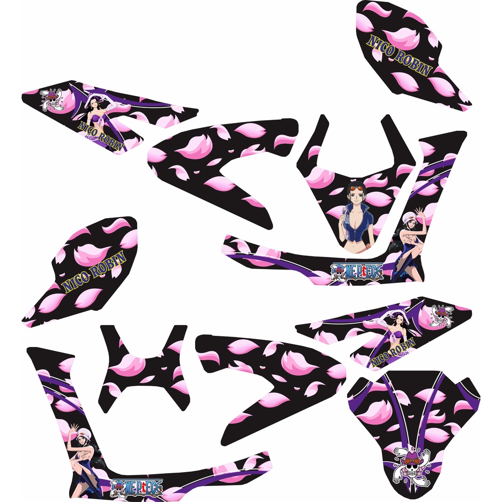 Sticker All New X-Ride 2017 Fullbody One Piece Robin