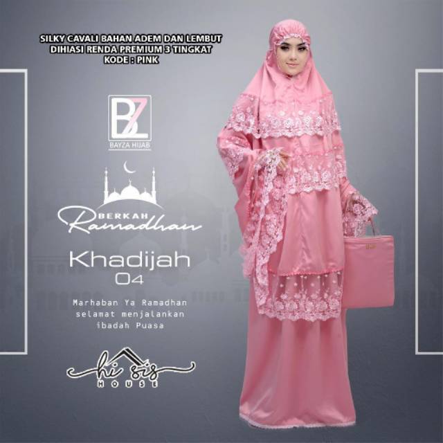 Mukena khadijah 01 by bayza hijab