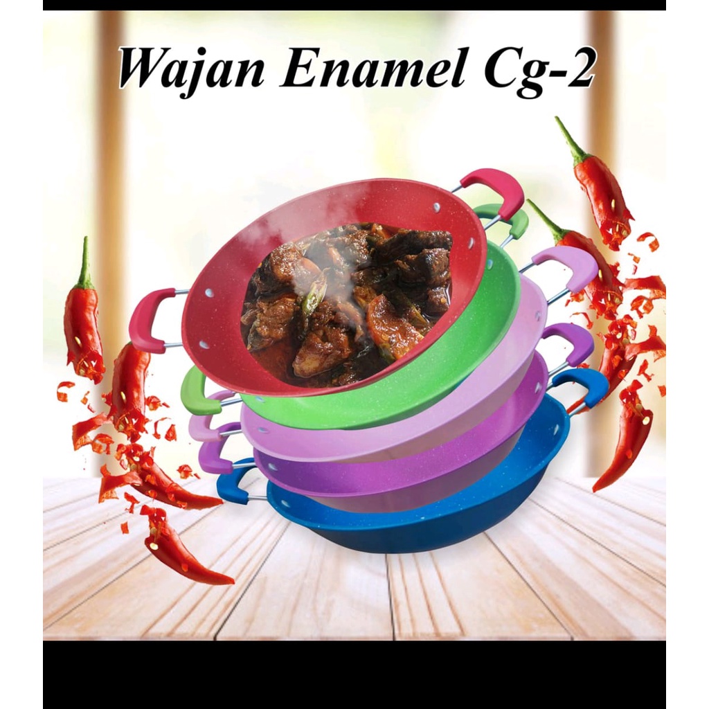 GM Bear Wajan Penggorengan Teflon 32cm - Cooking Pan 32cm