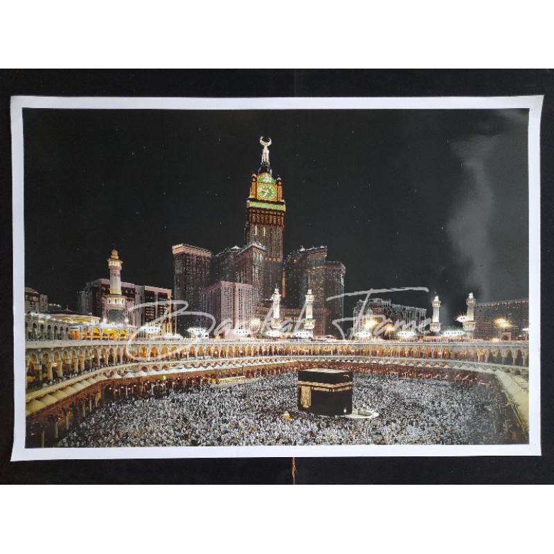 poster mekah poster kabah madinah 60x90 LUBANG