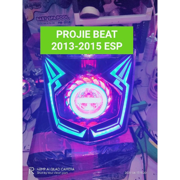 Projie beat fi/reflektor honda beat fi sporty 2013-3015
