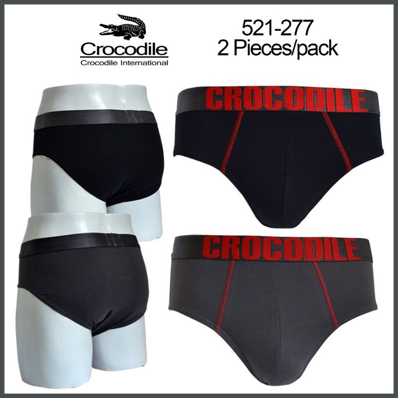 CROCODILE Celana dalam Pria Brief 521-277 Sekotak Isi 2Pcs