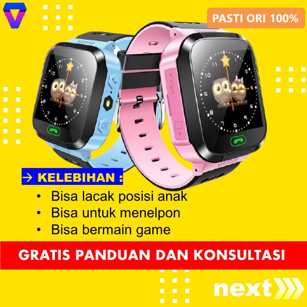 JAM TANGAN SMARTWATCH ANAK GPS BISA NELPON SMART WATCH KIDS PINTAR KEREN CANGGIH BISA GAMER TERBARU