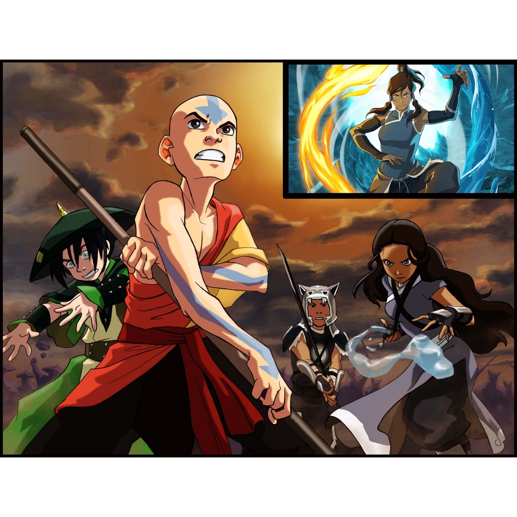 Avatar Aang Avatar Korra dan Live Action Movies