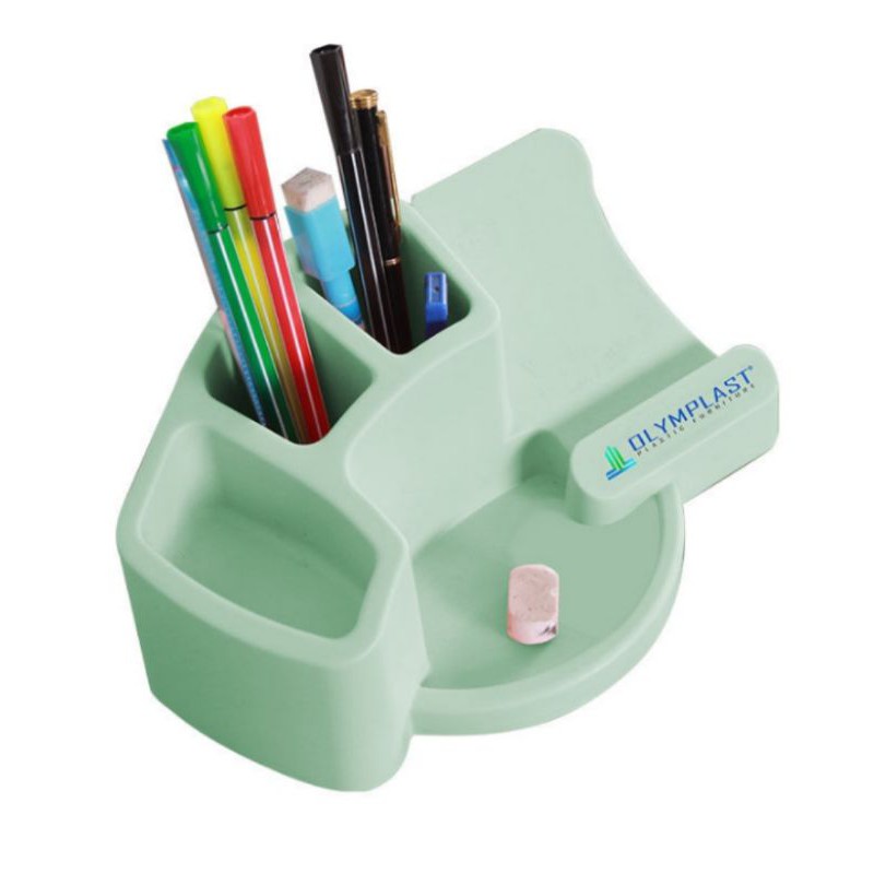 

OLYMPLAST Tempat Alat Tulis / Stationary Organizer - Hijau Pastel