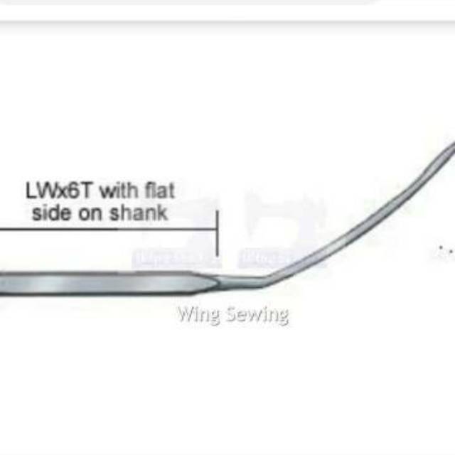 LWX6T ORGAN NEEDLES Jarum Mesin Jahit Industri Blindstich SOM