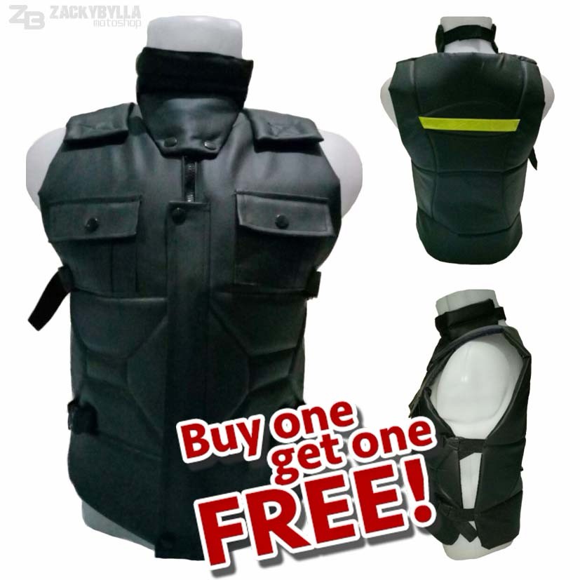 Buy 1 Get 1 Free | Rompi Kerah | Sleting Rs60 | Body Protector | Vest Termurah