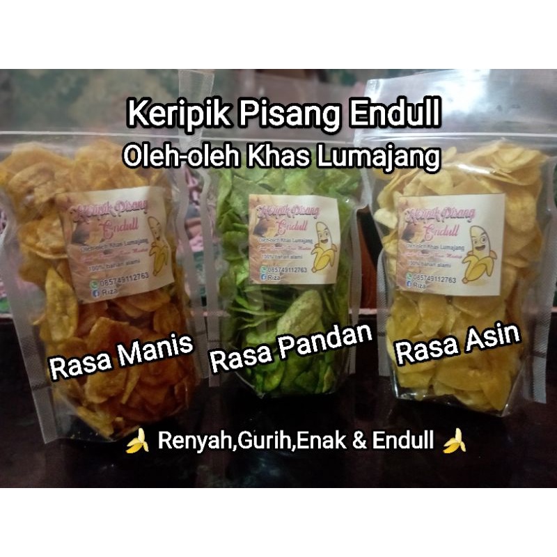 

Keripik Pisang Endull 3 varian Rasa Oleh-oleh Khas Lumajang