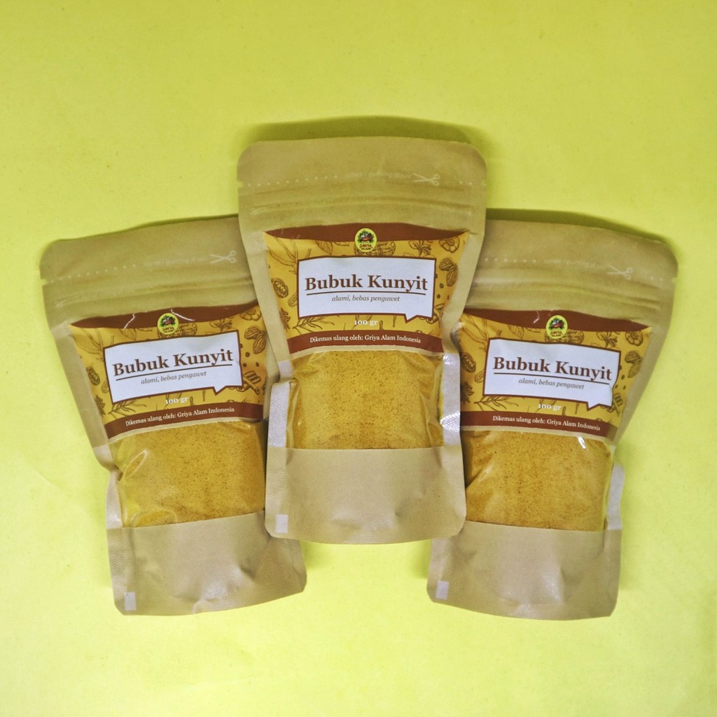 

Bubuk Kunyit Rempah Alami Khas Indonesia Curcuma Turmeric Powder Cocok Untuk Bumbu Pewarna Makanan