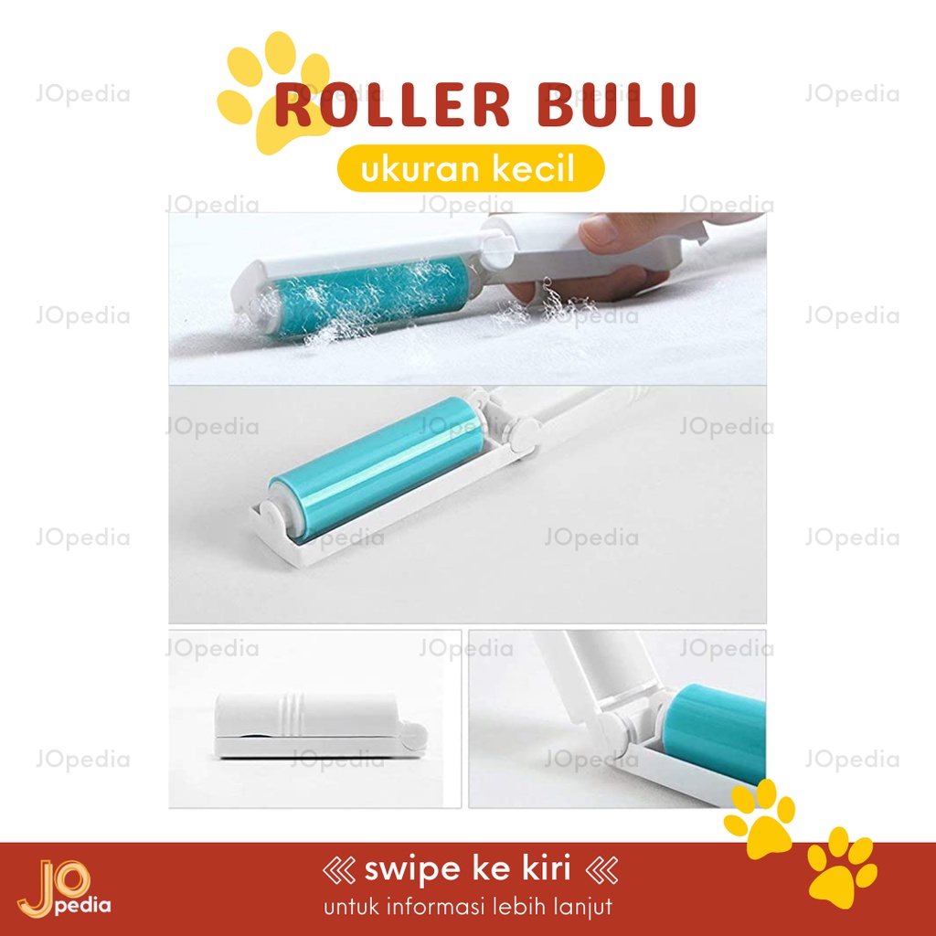 ROLLER BULU WASHABLE Sticky Roll Pembersih Bulu Kucing Anjing Hewan Pet Lint Roller Bisa Dicuci