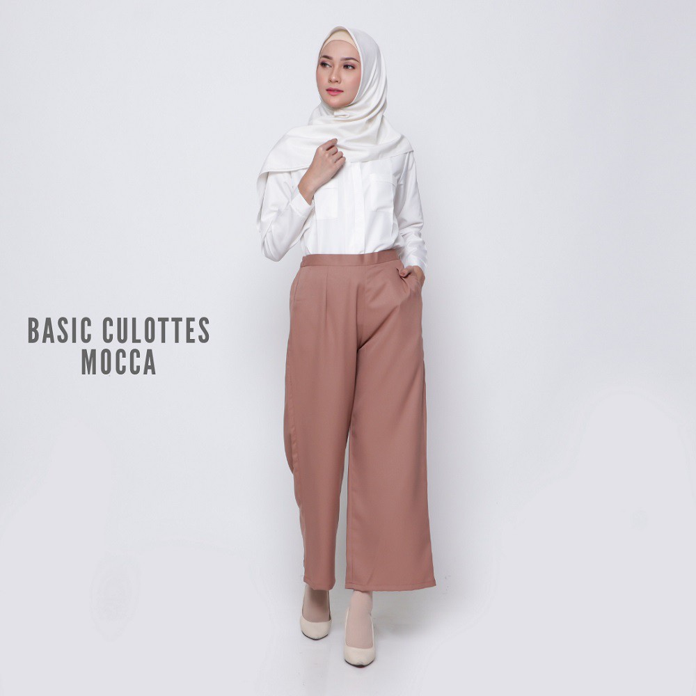 Basic Culottes - Celana Kulot Bawahan Wanita Muslim by