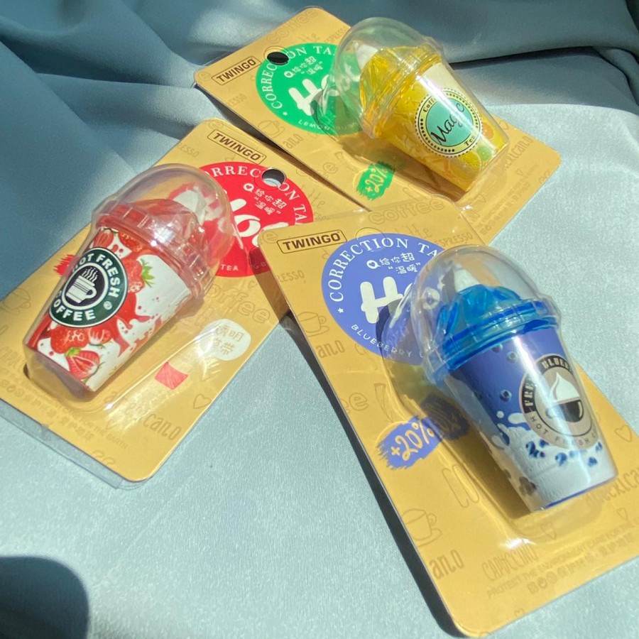 

TIP EX MODEL SUNDAE DRINKS SUPER CUTE CORECTION TAPE IMUT