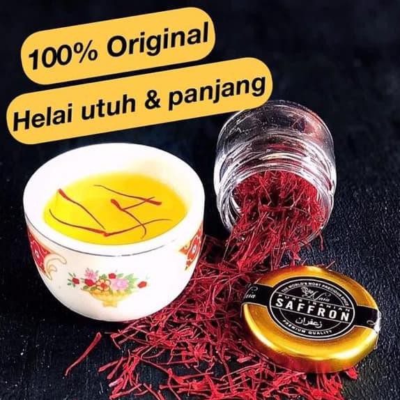 

Cuci Gudang Awal Tahun Saffron Iran 1 gr Super Negin (Grade tertinggi) original Cuci Gudang Awal